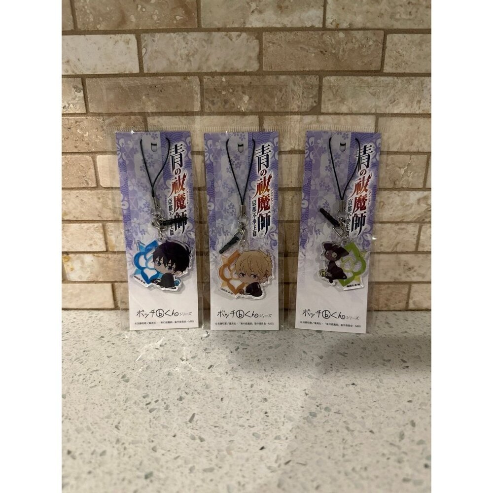 Blue Prayer Kyoto Fujo Ozzans Bochikun Acrylic Charm Shima Kinzo bundle